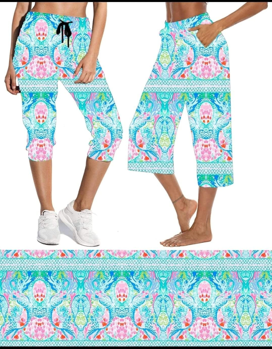 Summer Dreaming leggings,Capris, Lounge Pants, Joggers and shorts  Preorder #0605