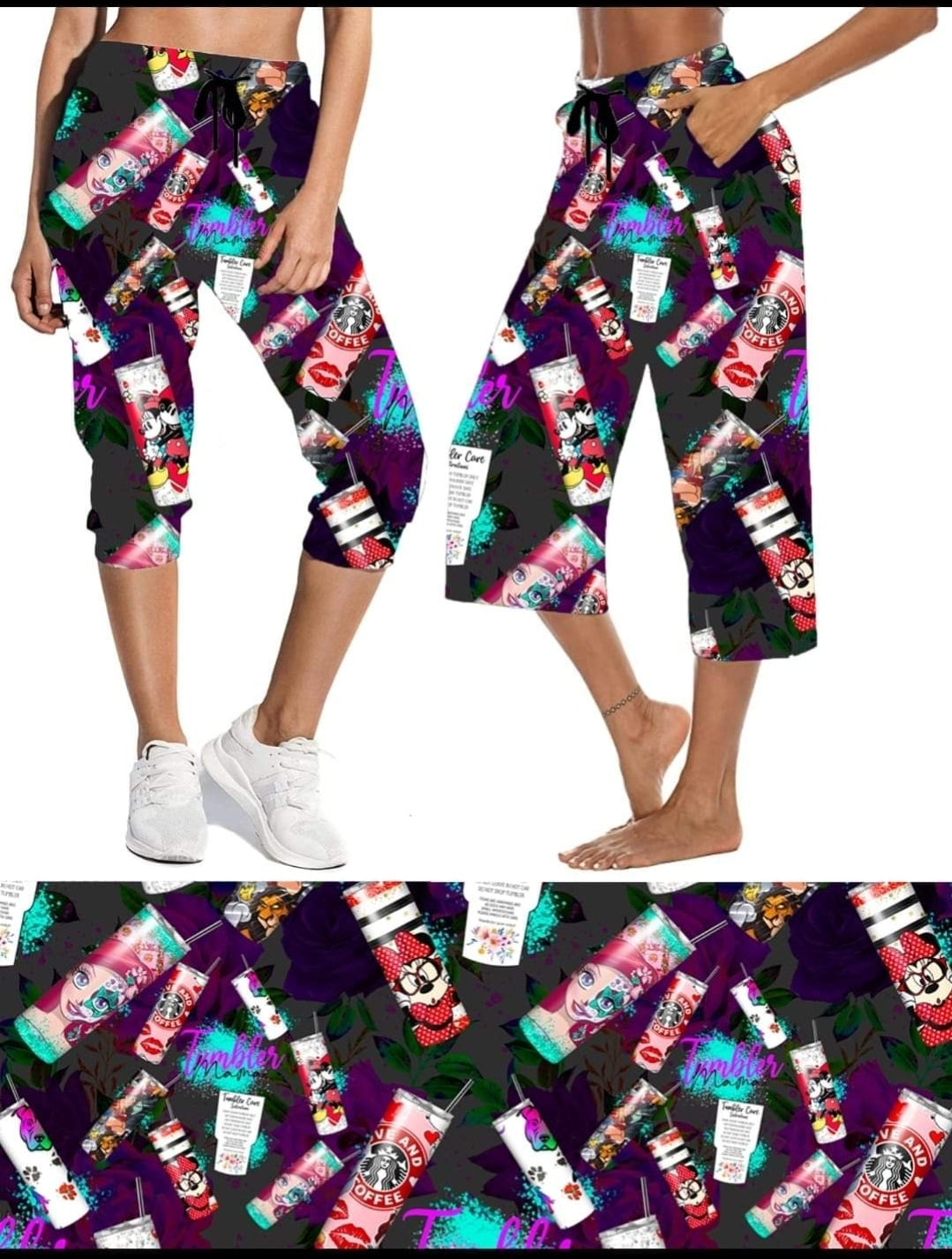 Tumbler Maker leggings,Capris, Lounge Pants, Joggers and shorts  Preorder #0605