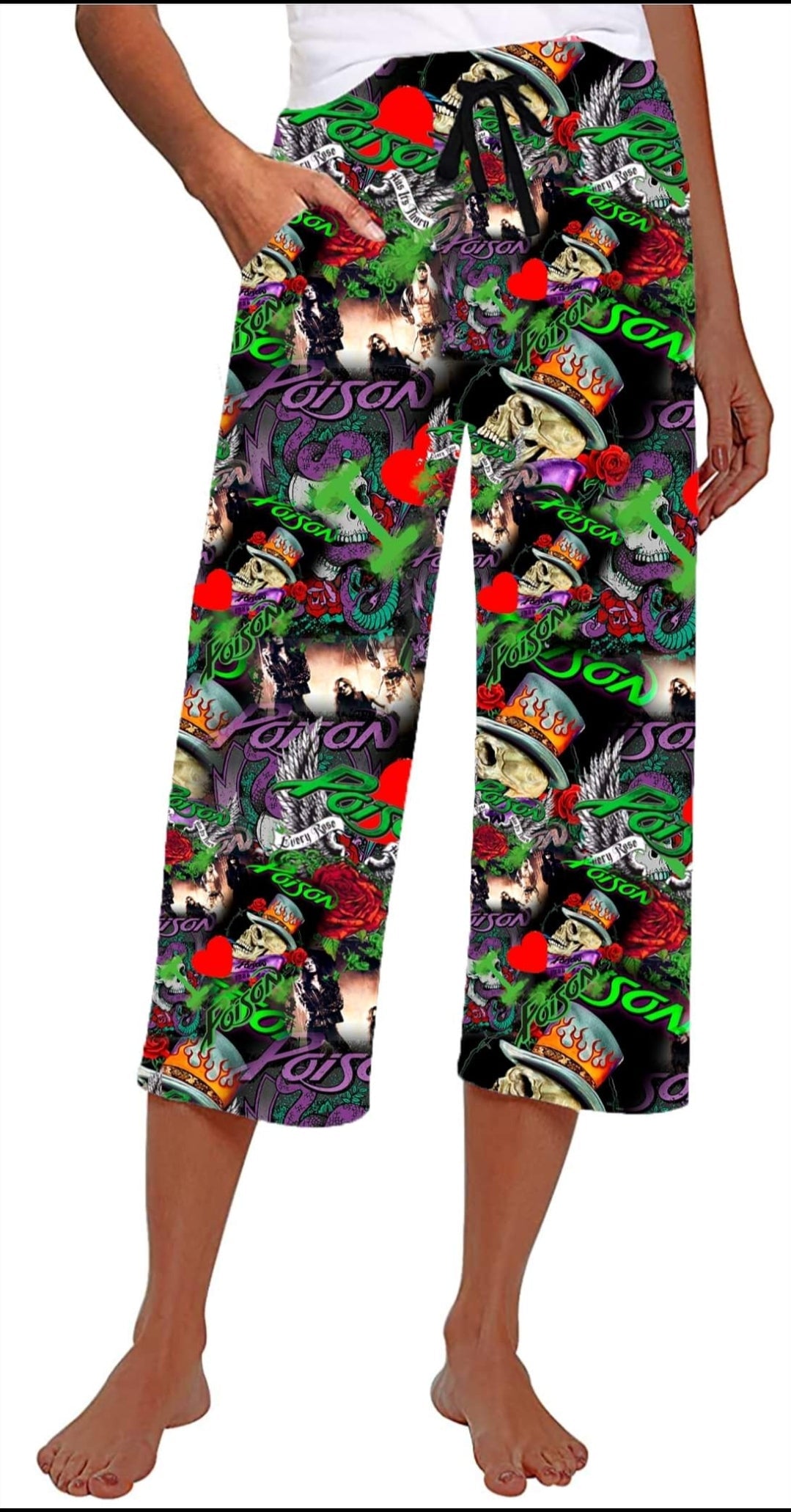 Poison leggings,Capris, Lounge Pants, Joggers and shorts  Preorder #0622