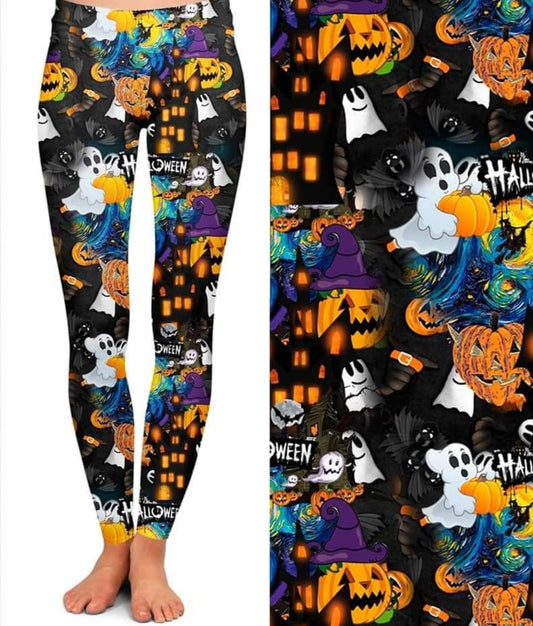 Spookyville leggings and Capris