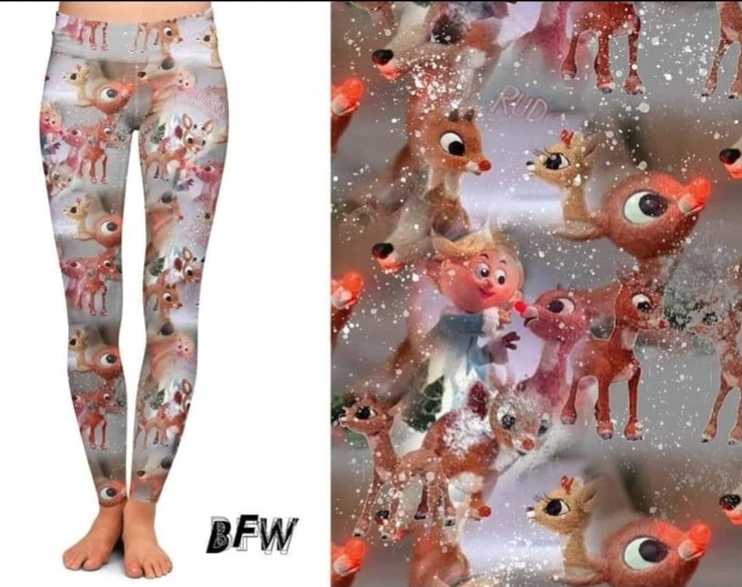 Red Nose  Leggings, Capris, Full and Capri length loungers and joggers