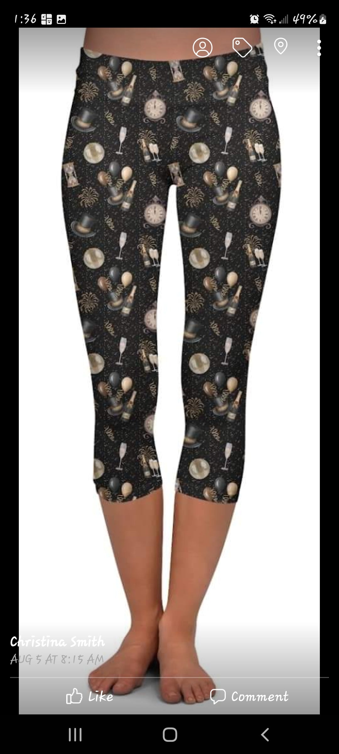 Happy NY Leggings, Capris, Lounge Pants and Joggers *Preorder #0820