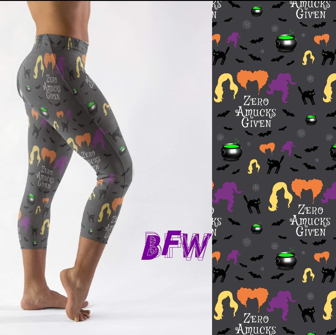 Zero Amucks leggings, Capris, Full and Capri length loungers and joggers Preorder #0820