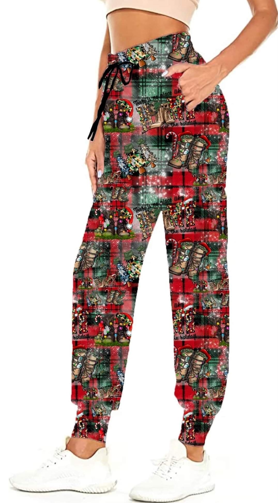 Military Christmas leggings, Capris, Full and Capri length loungers and joggers