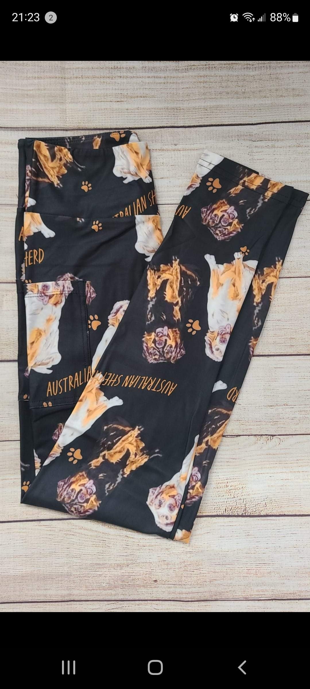 Australian Shepherd Leggings, Capri Joggers and shorts