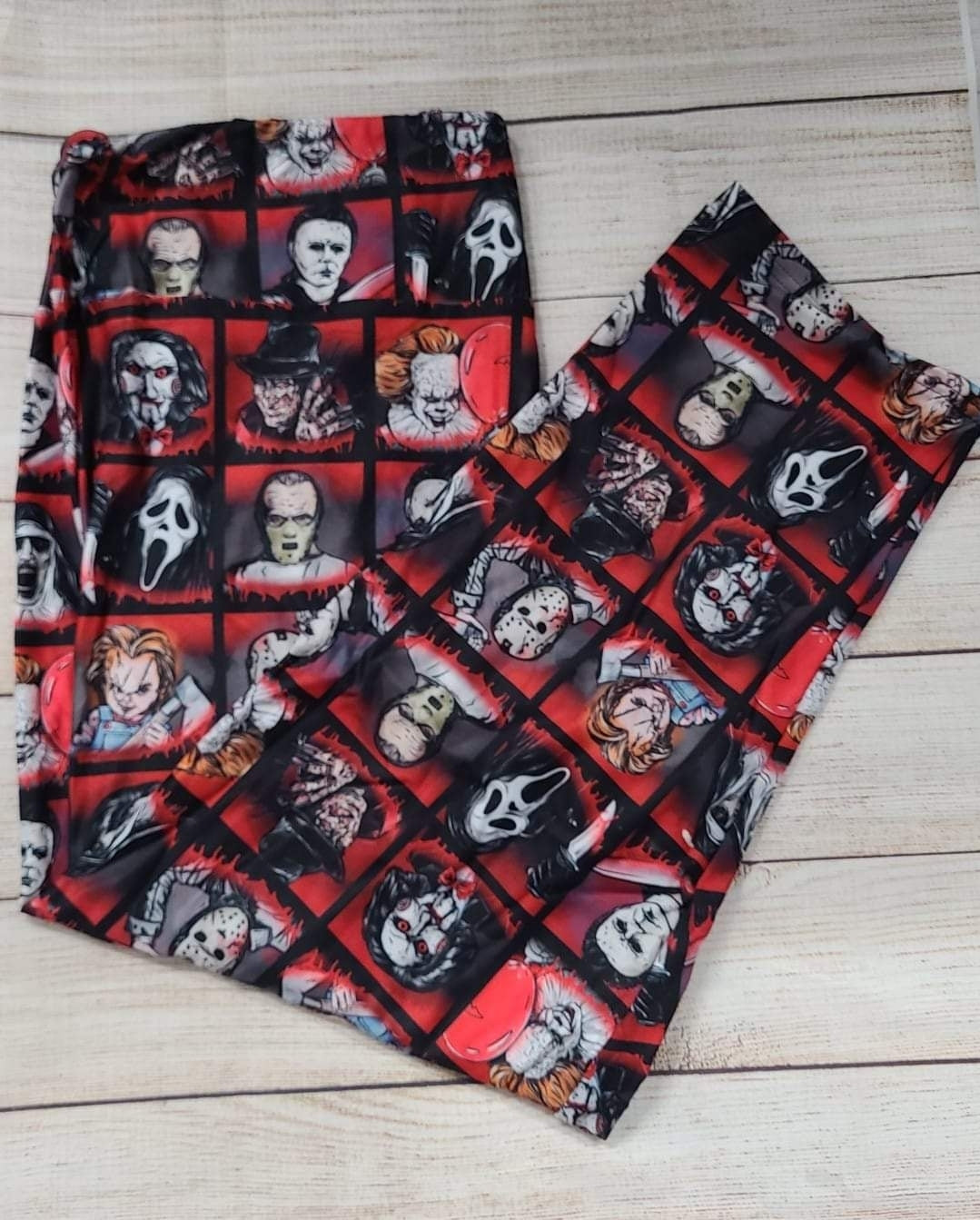 Horror Friends leggings and capris no pockets