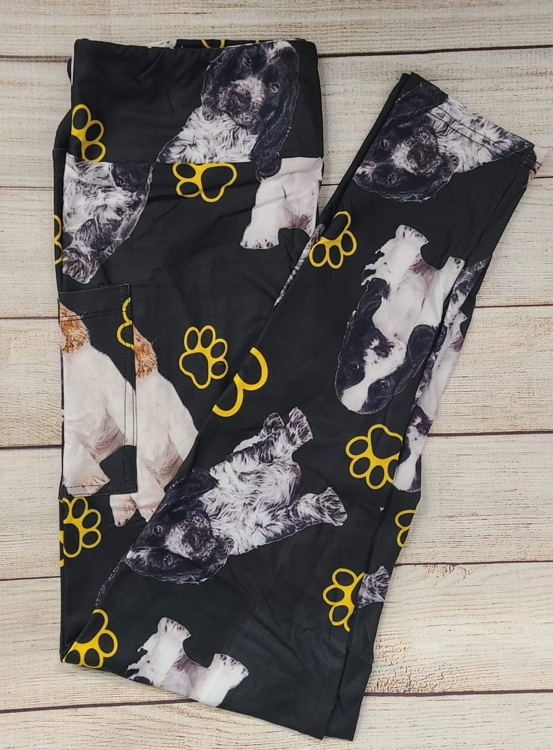 Spaniel Dogs Leggings,Capris, Joggers