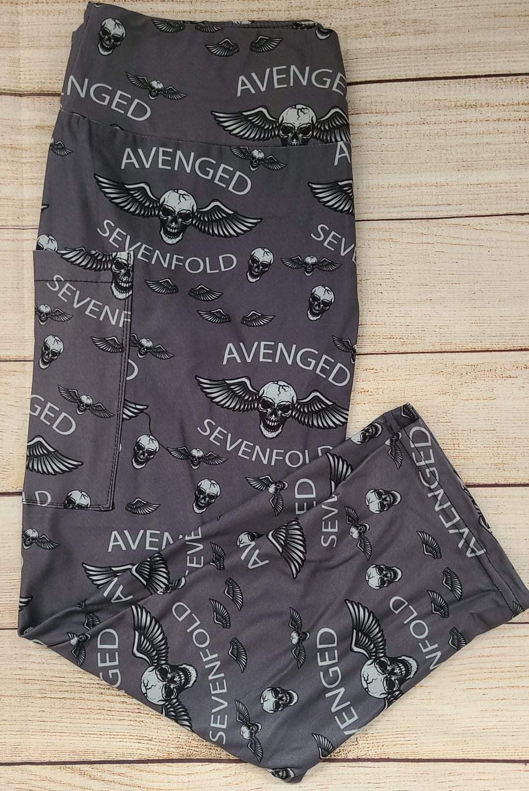 Avenged with pockets leggings and capris