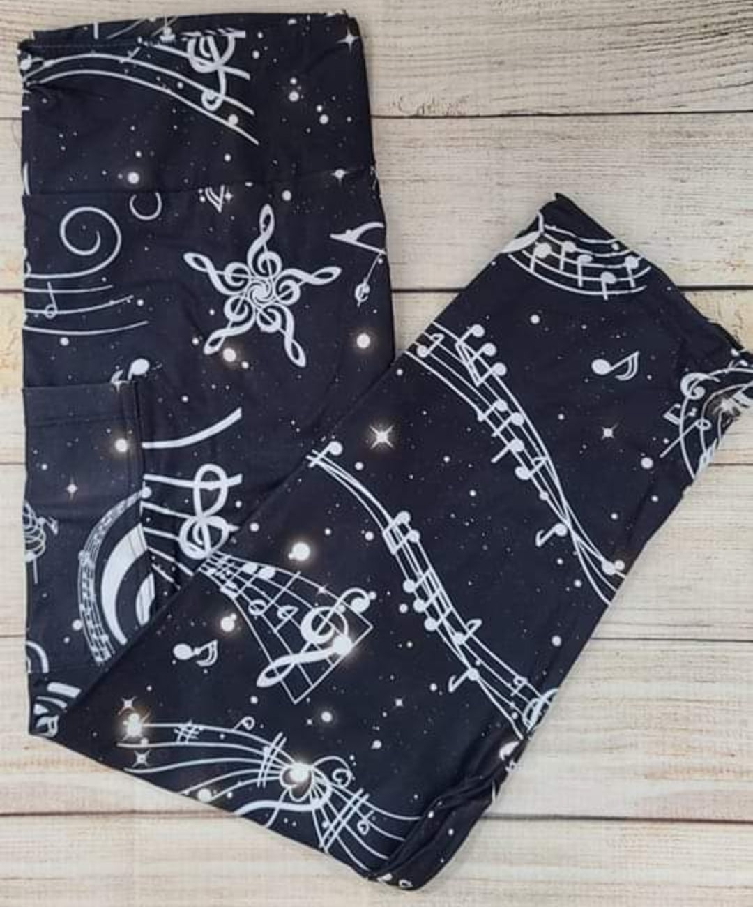 Musical Notes Leggings, Capris, Lounge Pants and Joggers