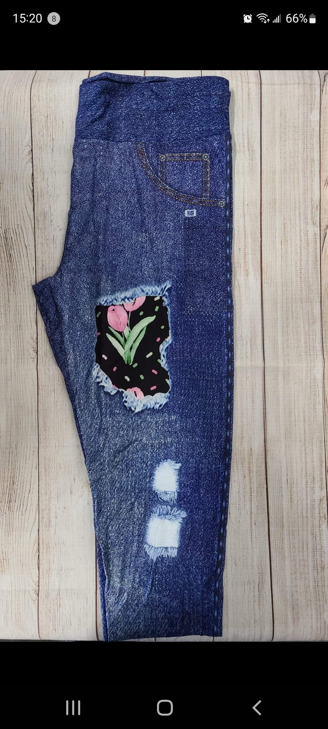 Jean tulips with pockets jeans and capris