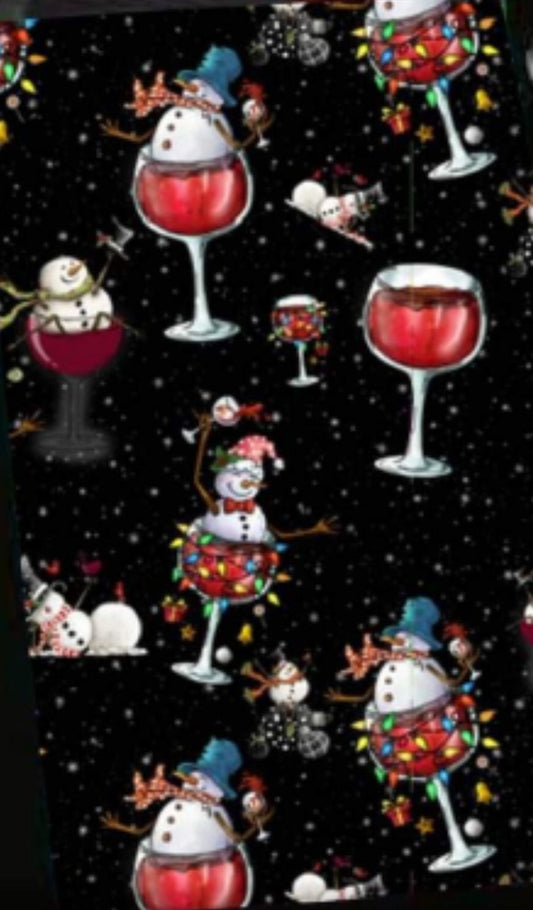 Snowman Wine Skort