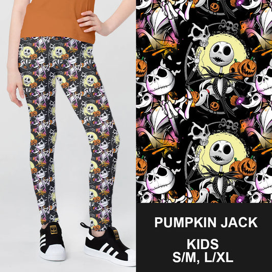 Kids Pumpkin Jack Leggings w/ Inside Pockets