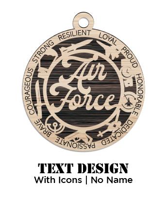 Air Force Ornaments - Made to Order