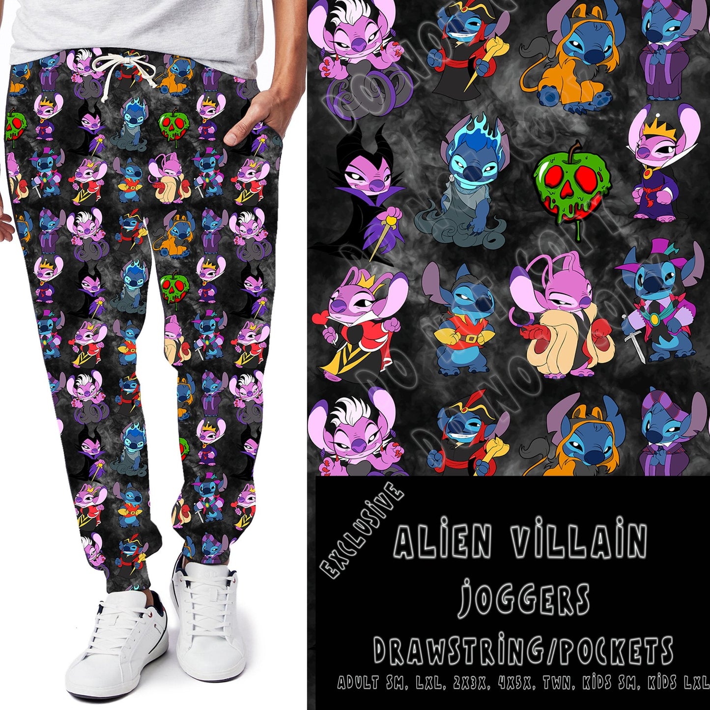 ACR RUN- ALIEN VILLAIN-LEGGINGS/CAPRI/JOGGER/JOGGER CAPRI