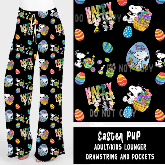 SPRING BASH RUN-EASTER PUP ADULT/KIDS lounger