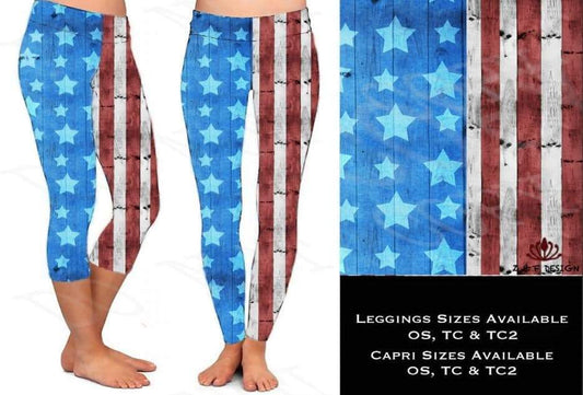 Stars & Stripes Full/Capri - IN STOCK