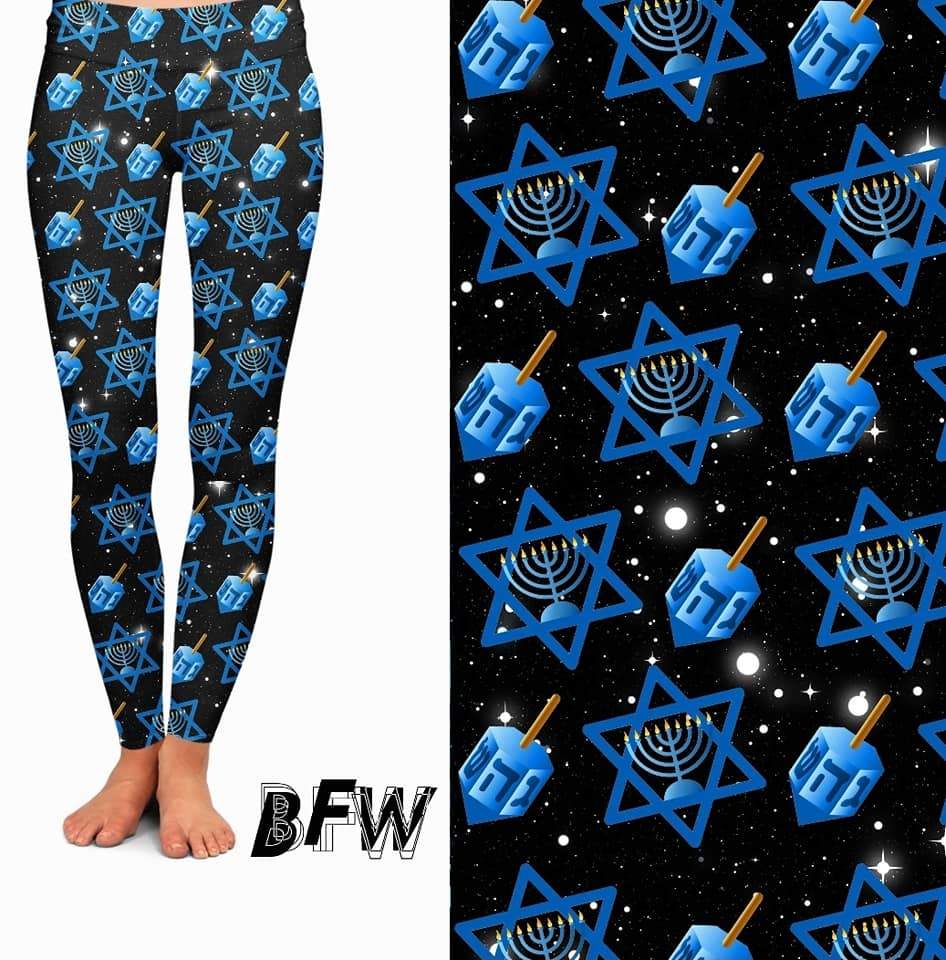 "Hanukkah" Leggings, Lounge Pants and Joggers