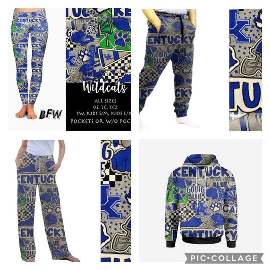 Wildcats Leggings, lounge pants, joggers and hoodies