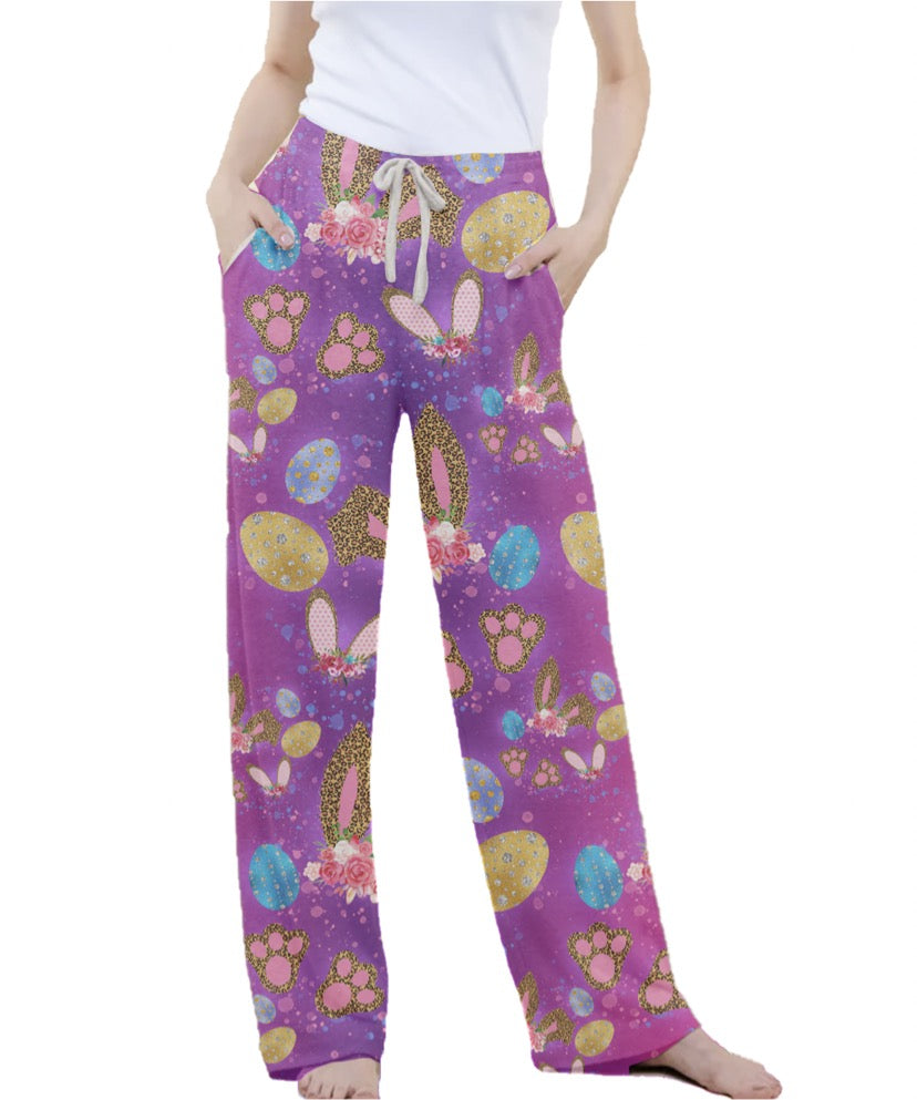 “Floral Ears” Easter Hoodies, Leggings, Capris, Lounge Pants and Joggers {PREORDER #0209}