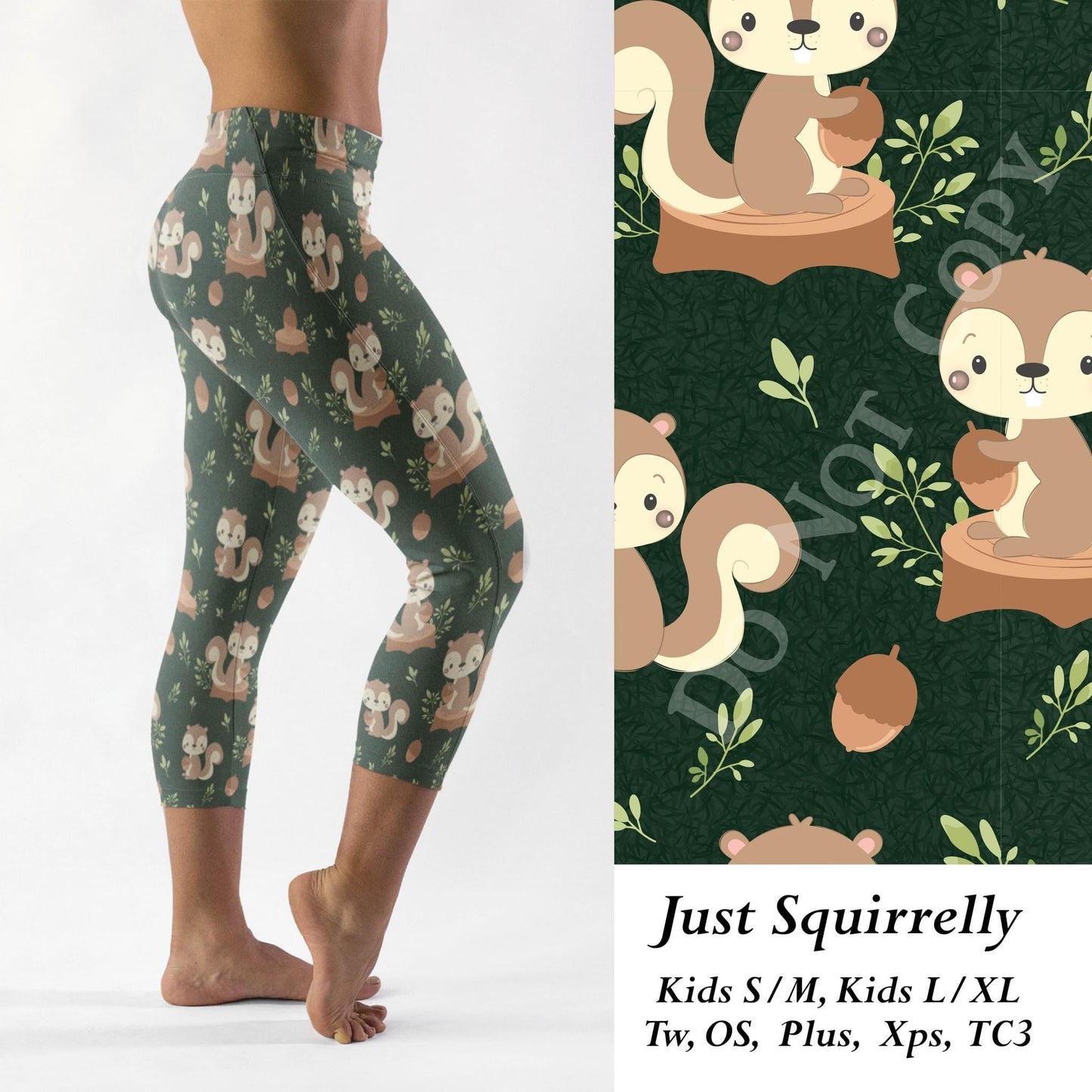 Just Squirrelly- Leggings, Capri, Full/Capri Length Loungers & Joggers