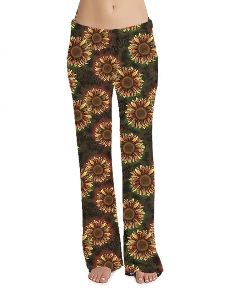 “Holiday Sunflower” Leggings, Lounge Pants and Joggers