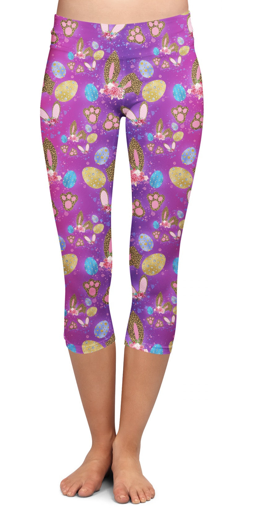 “Floral Ears” Easter Hoodies, Leggings, Capris, Lounge Pants and Joggers {PREORDER #0209}