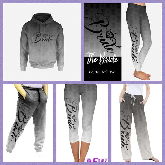 “The Bride” Hoodies, Leggings, Capris, Lounge Pants and Joggers