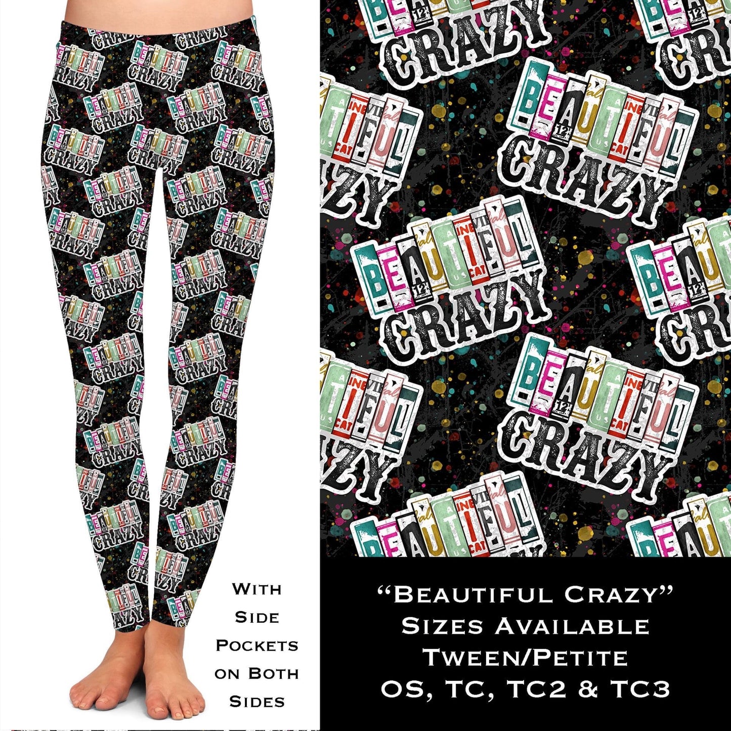 Crazy Beautiful - Leggings with Pockets