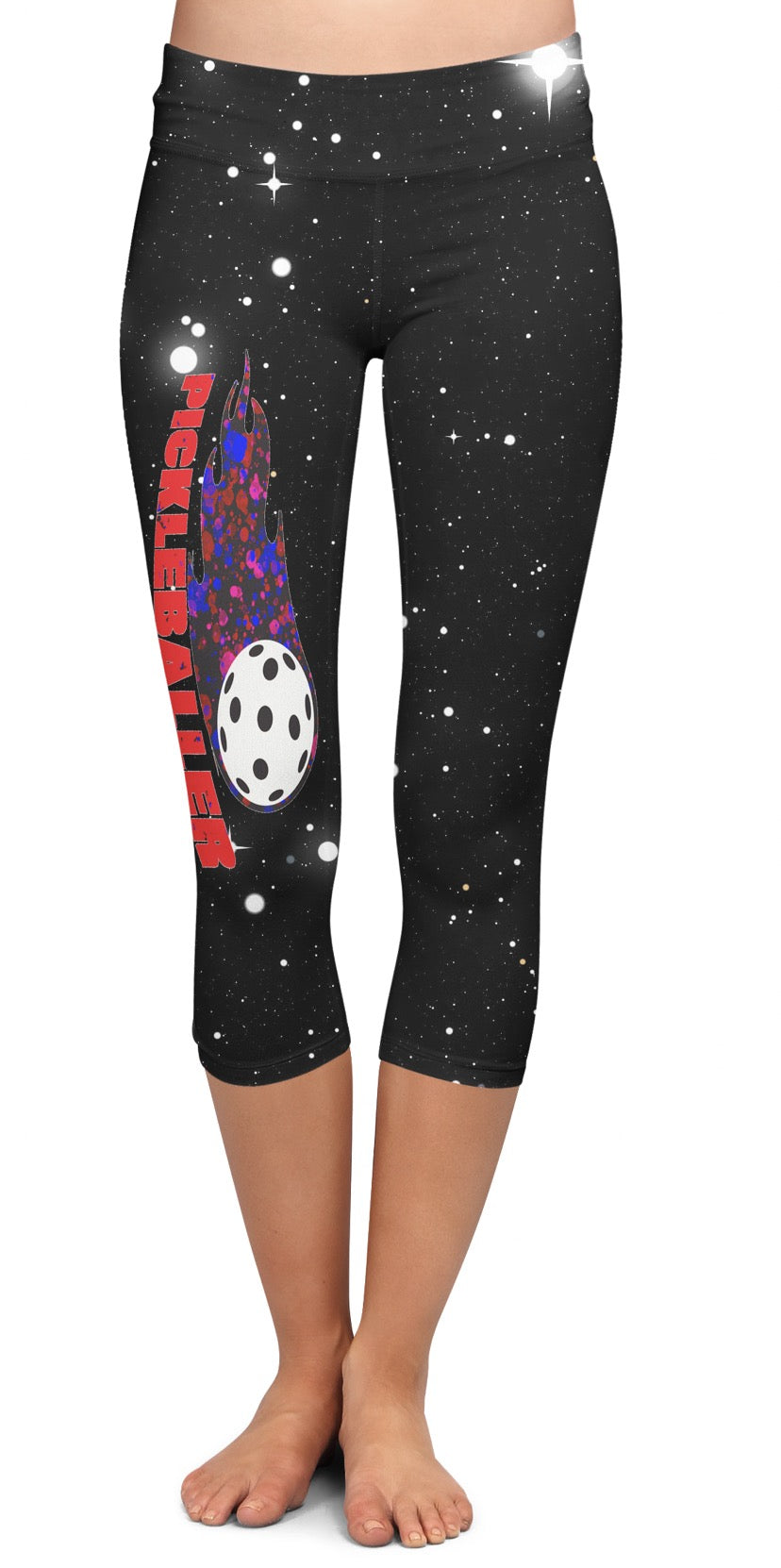 Pickleball Leggings, Pickleball Capri Leggings, Pickleball Tights