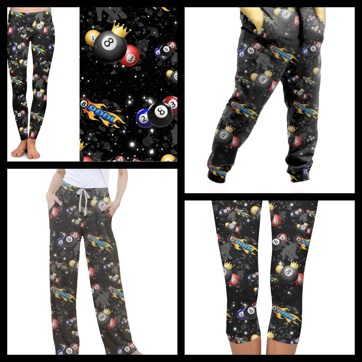 “Pool” Hoodies, Leggings, Capris, Lounge Pants and Joggers {PREORDER #0209}