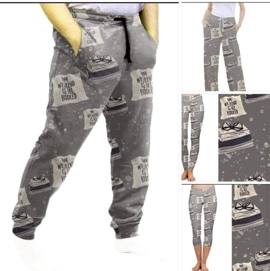 “Booked”  Leggings, Capris, Lounge Pants and Joggers