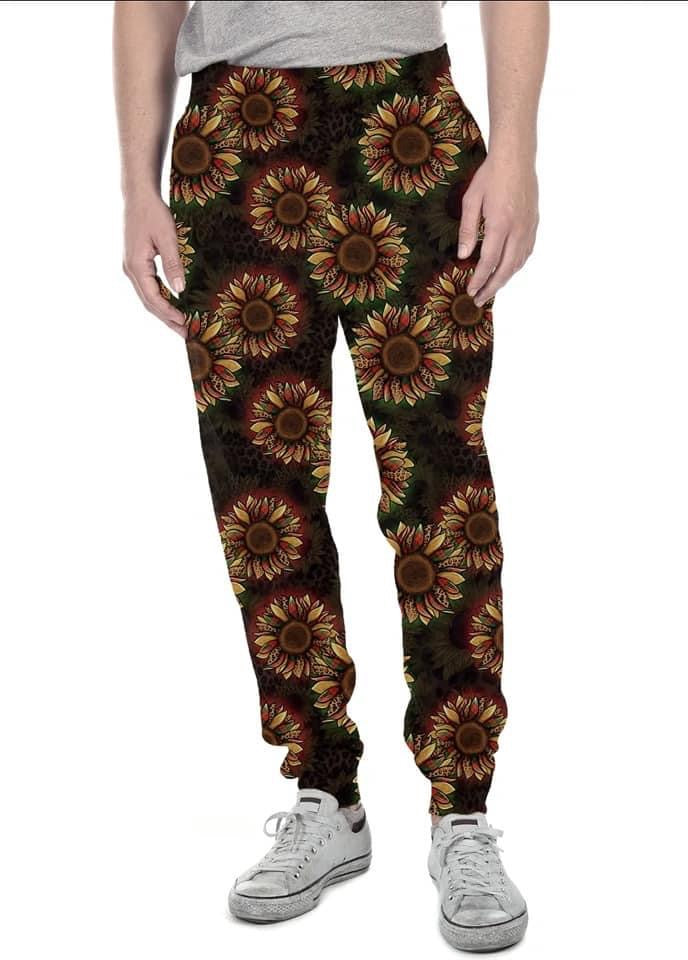 “Holiday Sunflower” Leggings, Lounge Pants and Joggers