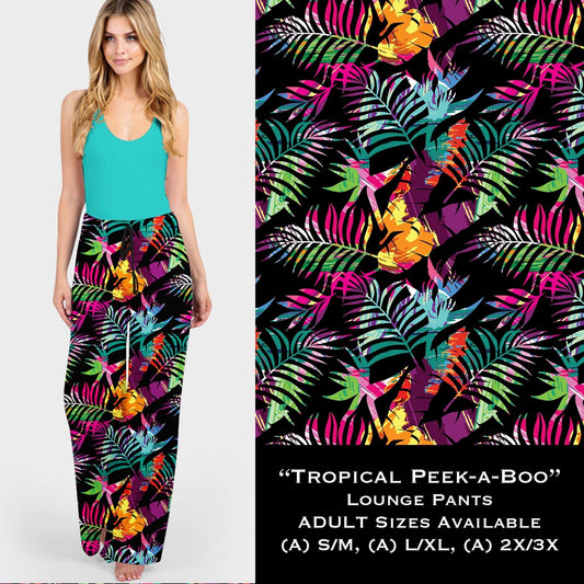 Tropical Peekaboo Lounge Pants