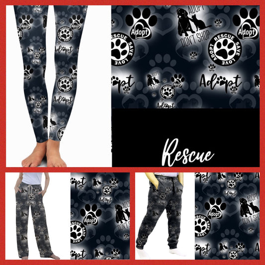 “Rescue” Leggings, Capris, Lounge Pants and Joggers