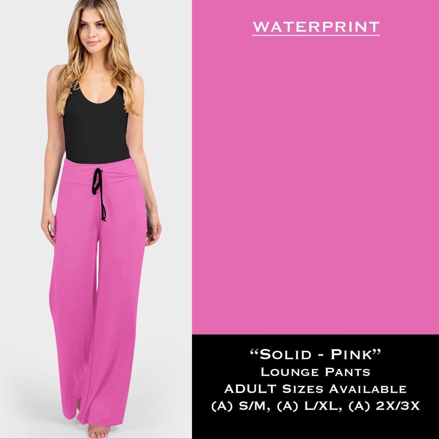 Solid PINK Lounge Pants
