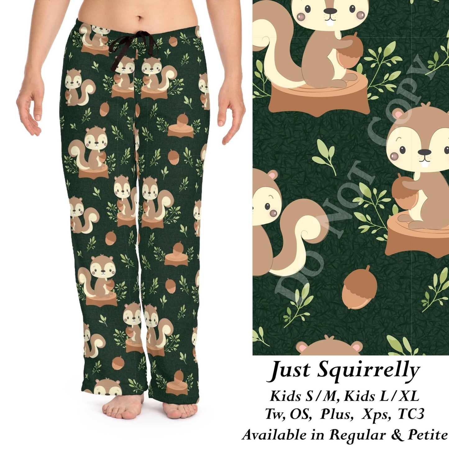 Just Squirrelly- Leggings, Capri, Full/Capri Length Loungers & Joggers