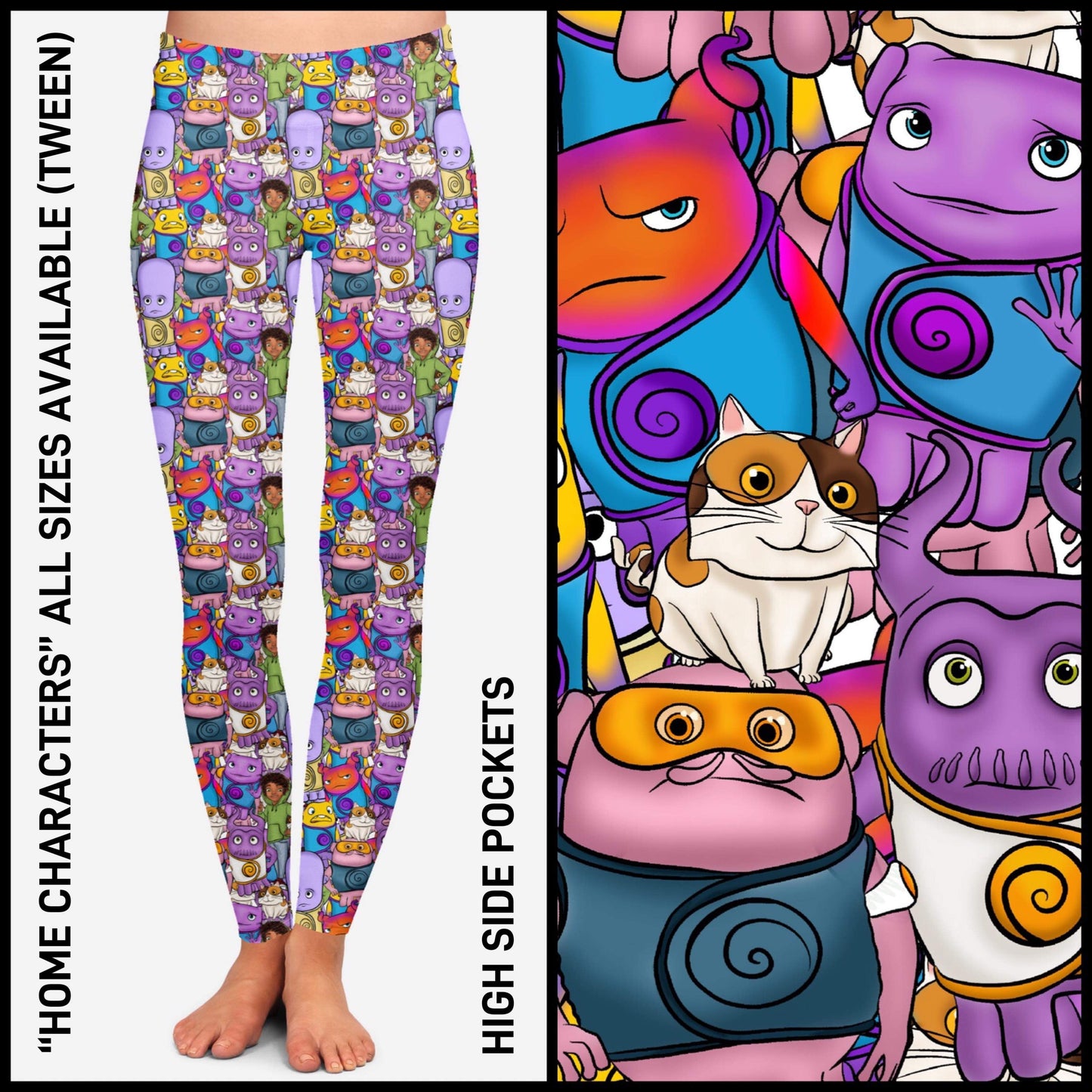 RTS - Home Characters Leggings with Pockets