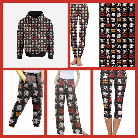 “Boop 2” Hoodies, Leggings, Capris, Lounge Pants and Joggers