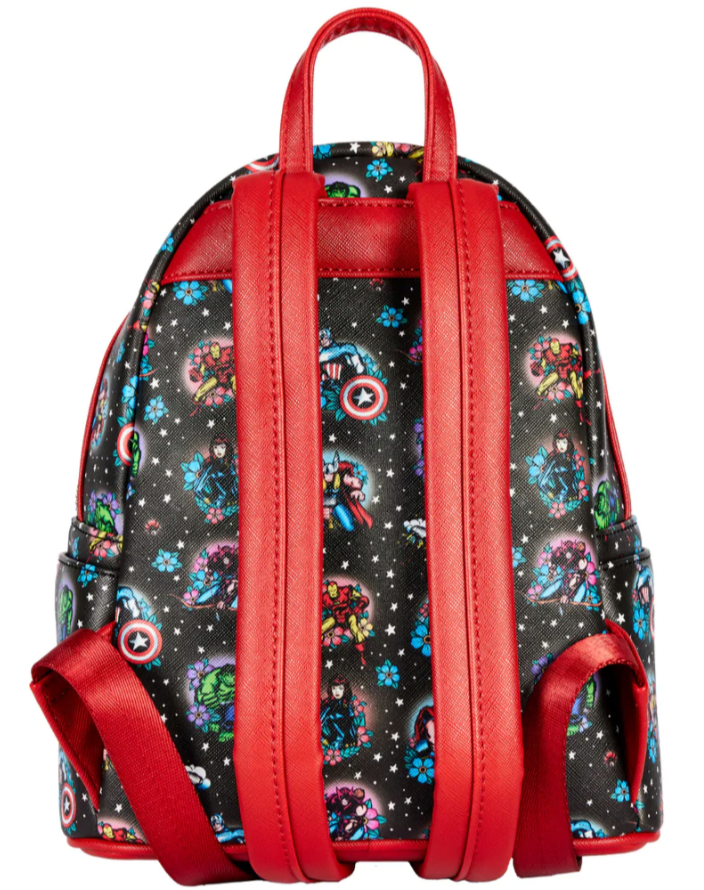 Avengers Floral Tattoo Mini Genuine Loungefly Backpack