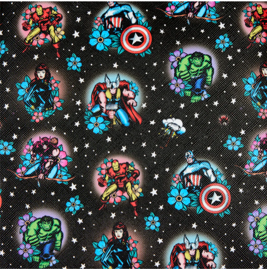 Avengers Floral Tattoo Mini Genuine Loungefly Backpack