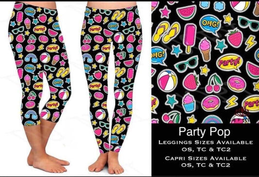 Party Pop Capris/Leggings