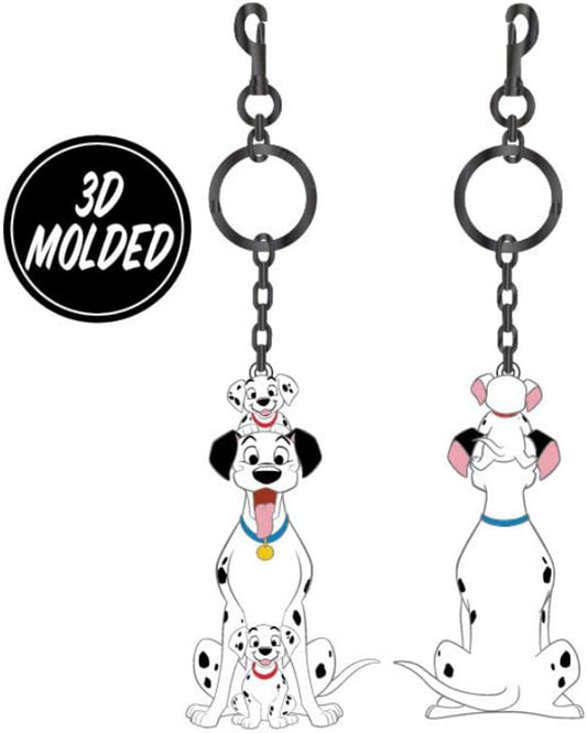 101 Dalmatians Loungefly Disney 3d molded keychain