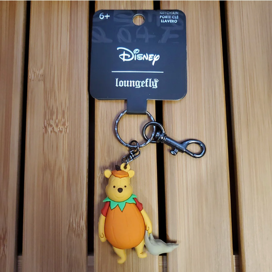 Pooh Loungefly Disney 3d molded keychain