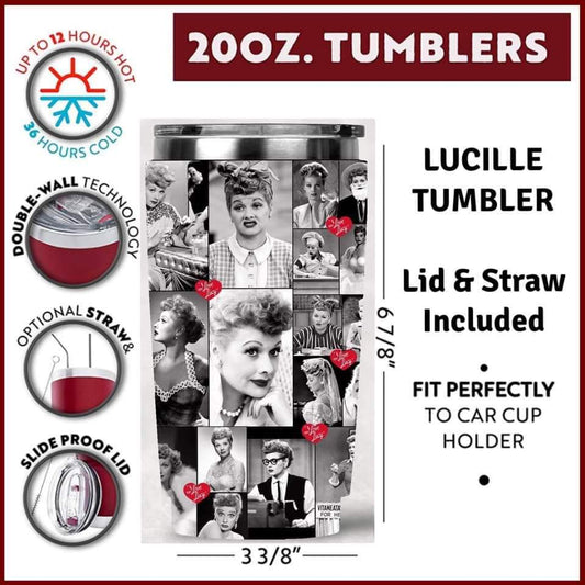 Lucy Love 20 oz CUSTOM tumbler