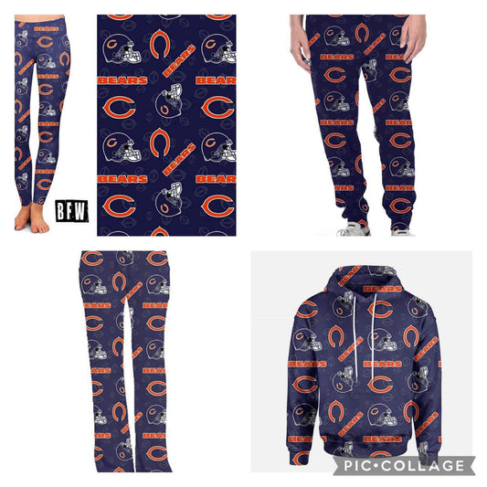 Chicago Leggings, lounge pants, joggers and hoodies
